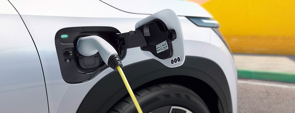 ŠKODA Epiq beim Laden
