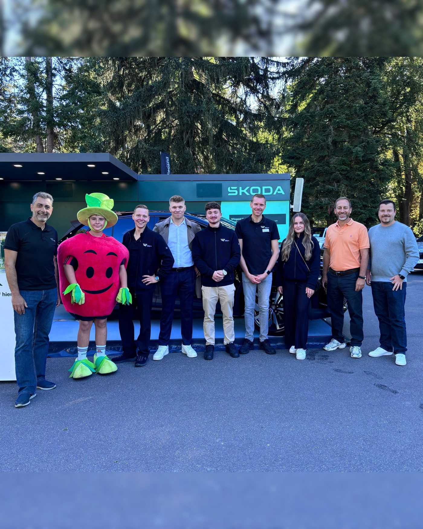 Team der Wiegand Gruppe beim Dehaam Markt in Bad Orb